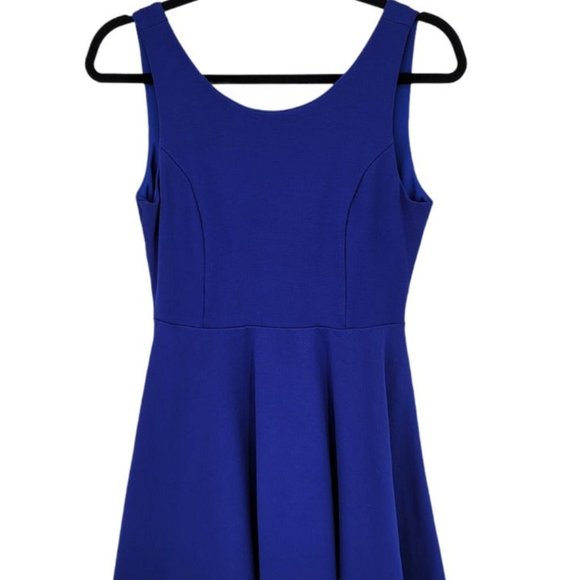 LuLus Fit & Flare Dress Pockets Cute Circle & Skater